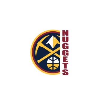 Denver Nuggets minta fekete pólón