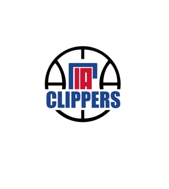 Clippers 1 minta fehér pólón