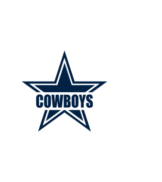 Dallas Cowboys minta világos rózsaszín pólón