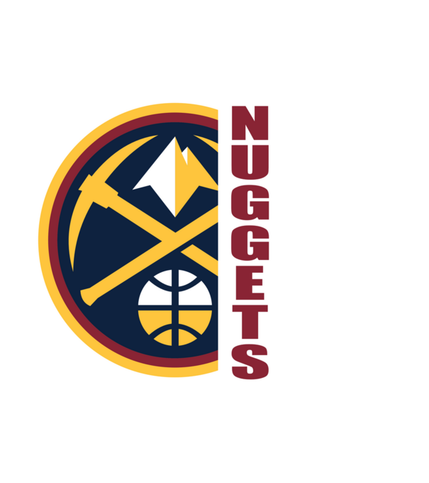 Denver Nuggets minta fehér pólón