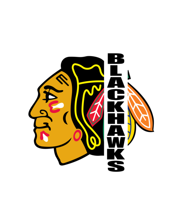 Chicago Blackhawks 1 minta fehér pólón