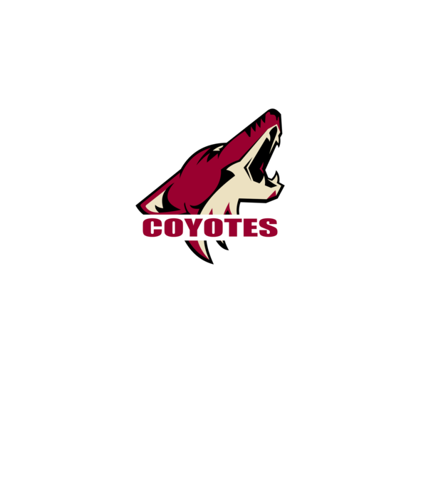 Coyotes 1 minta fekete pólón