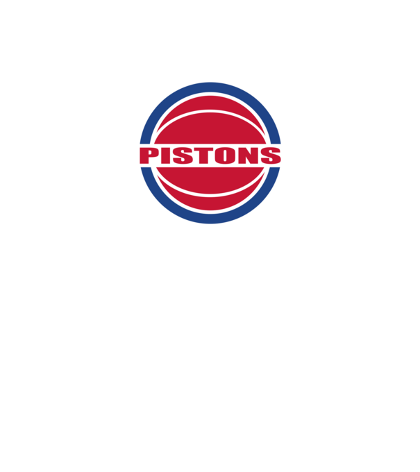 Pistons 1 minta fekete pólón