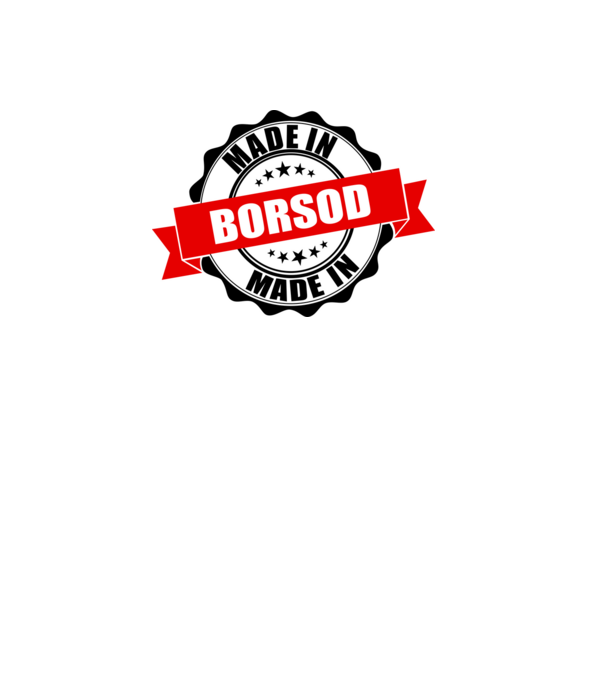 Made in Borsod minta sárga pólón
