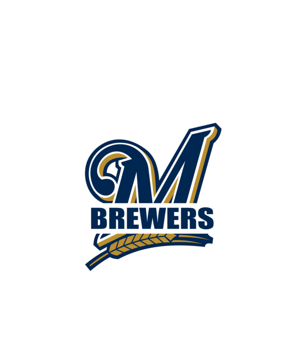 Brewers 1 minta fekete pólón