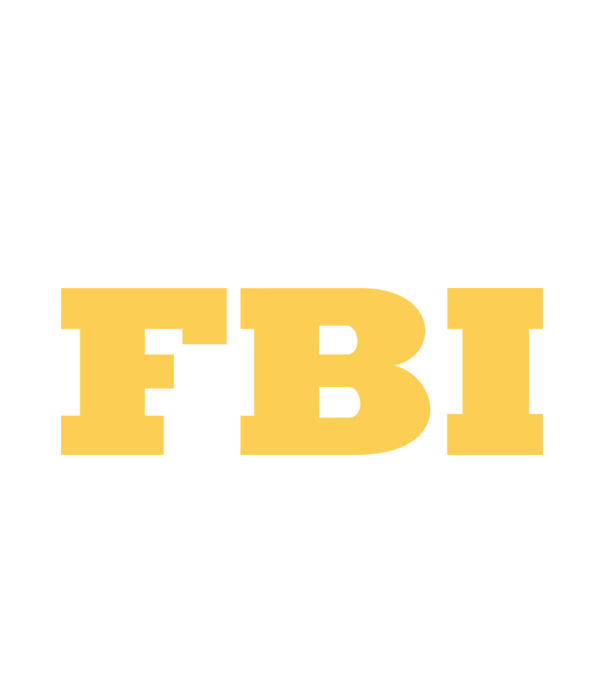 FBI minta fehér pólón