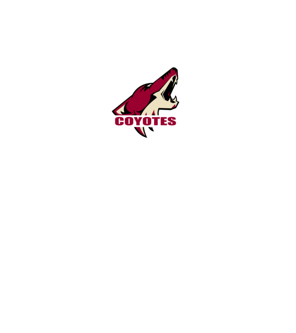 Coyotes 1 minta fekete pólón
