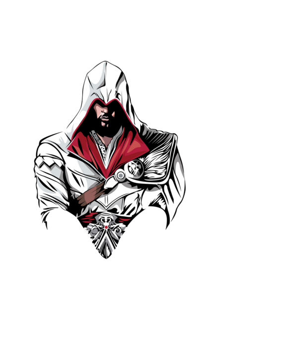 Ezio Auditore da Firenze minta világoskék pólón
