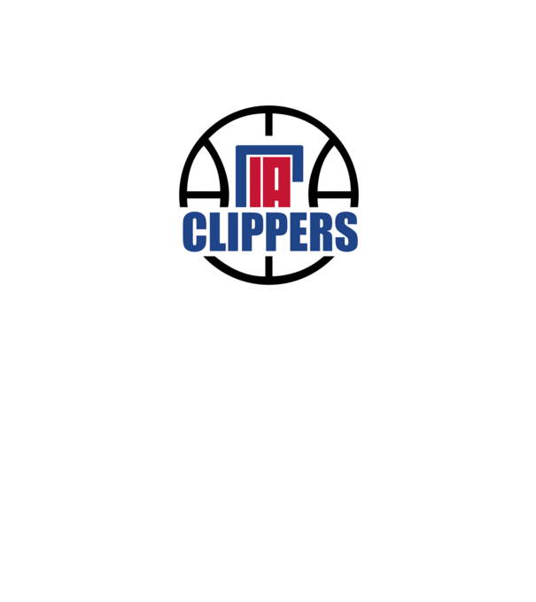 Clippers 1 minta fehér pólón