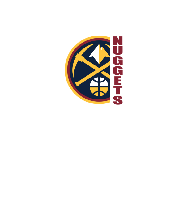 Denver Nuggets minta fekete pólón