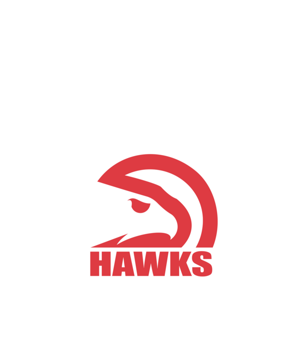 Hawks 1 minta fekete pólón