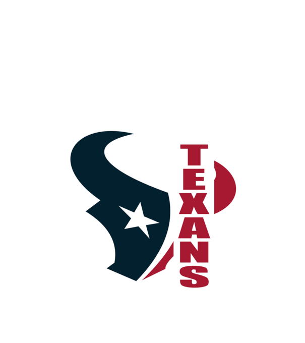Texans 1 minta fehér pólón