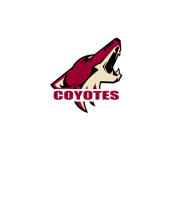 Coyotes 1 minta fekete pólón