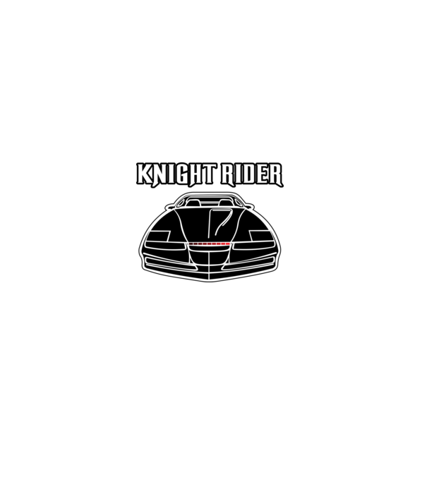 Knight Rider 2 minta szürke pólón