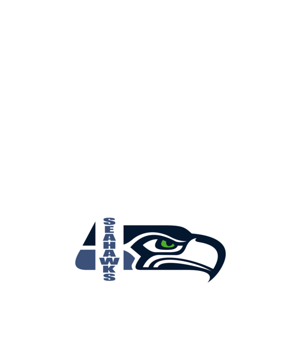 Seahawks 1 minta sötétkék pólón