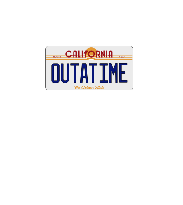 Outatime 1 minta szürke pólón