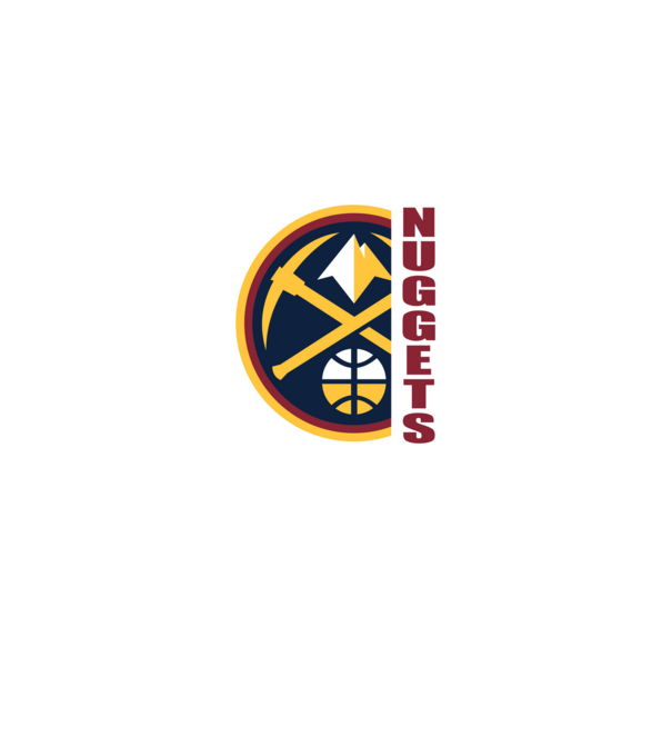 Denver Nuggets minta fekete pólón