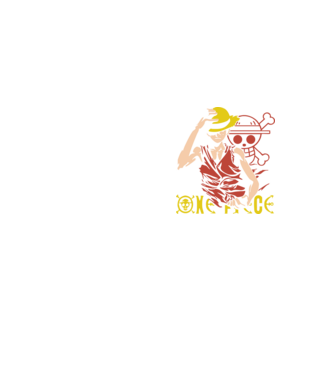 one_piece_0000 minta neonsárga pólón