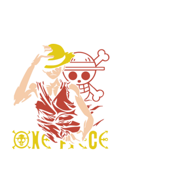 one_piece_0000 minta fekete pólón