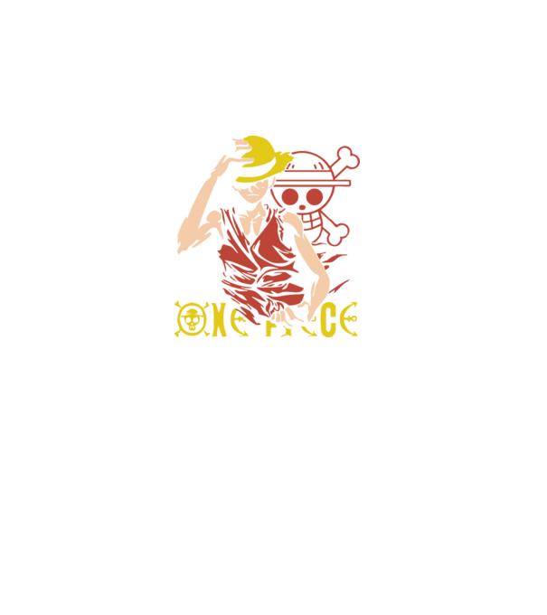 one_piece_0000 minta fekete pólón