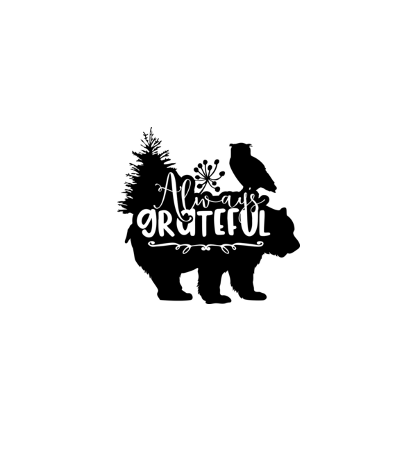 Always Grateful minta zöld pólón