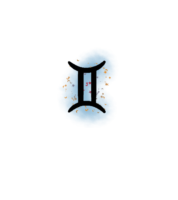 Gemini minta fehér pólón