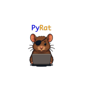 PyRat - light IDE (Ó_Ò) minta fehér pólón