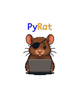 PyRat - light IDE (Ó_Ò) minta fehér pólón