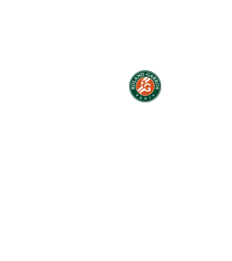 Roland-Garros minta fehér pólón