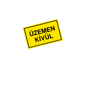 üzemen kívül minta türkiz pólón