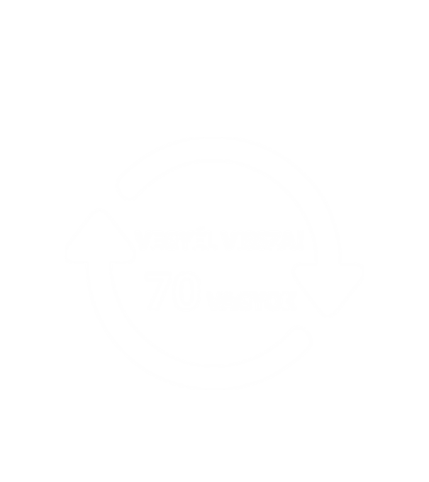 70 minta fehér pólón