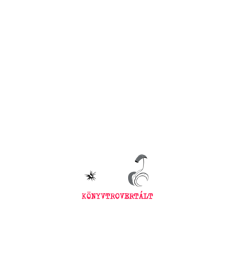 Könyvmoly + Könyvtrovertált - pink-fehér minta fehér pólón