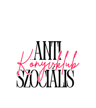 Antiszociális Könyvklub - fekete minta fehér pólón