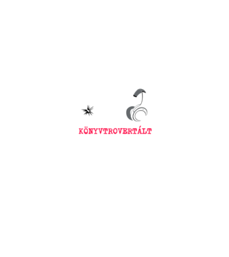 Könyvmoly + Könyvtrovertált - pink-fehér minta fekete pólón