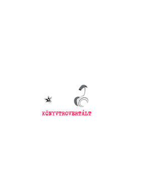 Könyvmoly + Könyvtrovertált - pink-fehér minta fekete pólón