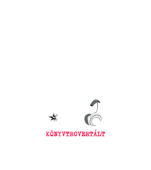Könyvmoly + Könyvtrovertált - pink-fehér minta fekete pólón
