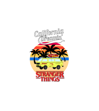 strangerthingspng minta fehér pólón