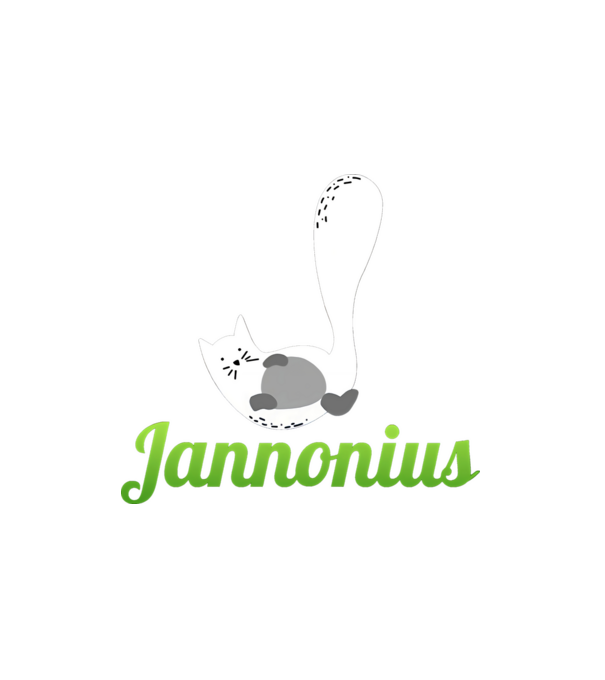 Jannonius minta fehér pólón