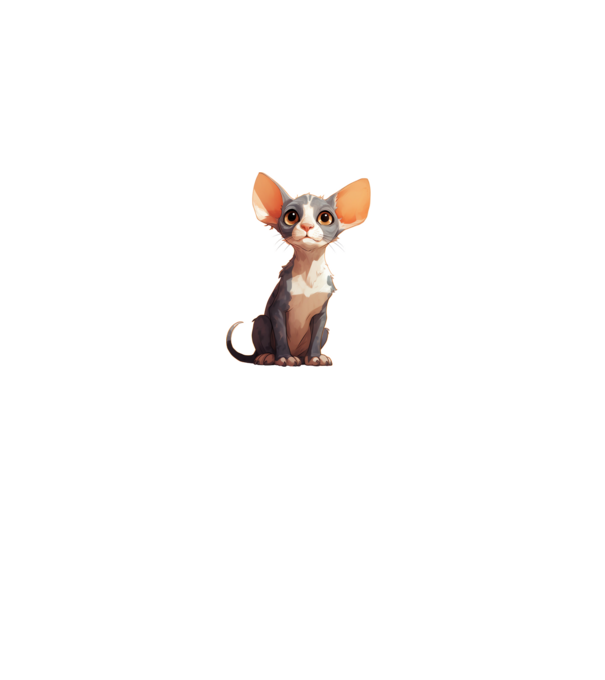 Cornish Rex minta fehér pólón
