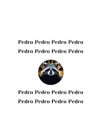 Pedro Pólóminta minta fehér pólón