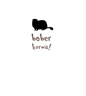 Bober Kurwa minta fehér pólón