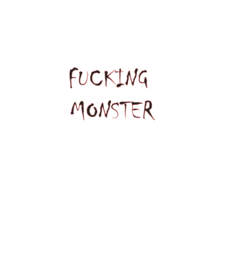 Fucking Monster minta fekete pólón