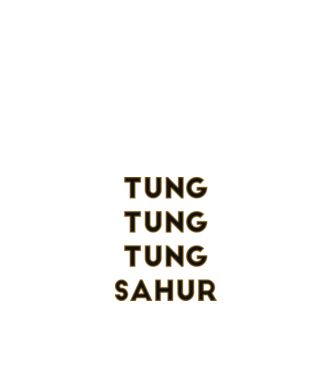 Tung tung tung Sahur minta fehér pólón