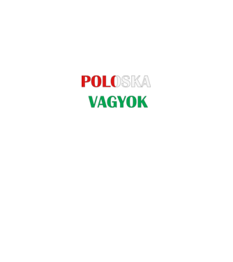 Poloska vagyok minta királykék pólón