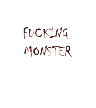 Fucking Monster minta fekete pólón