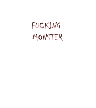 Fucking Monster minta fekete pólón