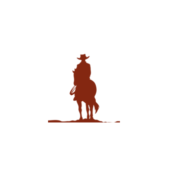 Cow Boy minta szürke pólón
