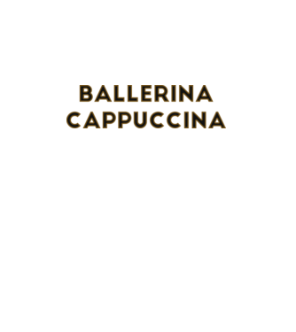 Ballerina cappuccina minta homokszín pólón