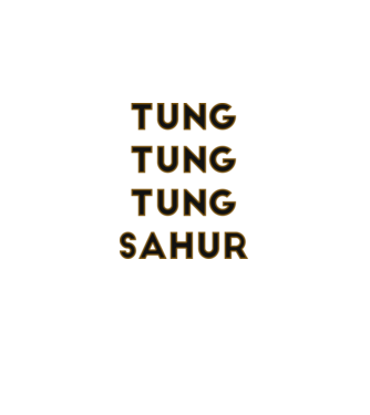 Tung tung tung Sahur minta fekete pólón
