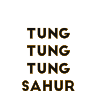Tung tung tung Sahur minta fehér pólón